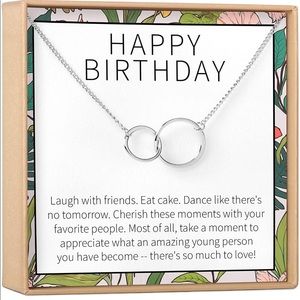 Dear Ava Birthday Gifts for Girls: Birthday Present Necklace